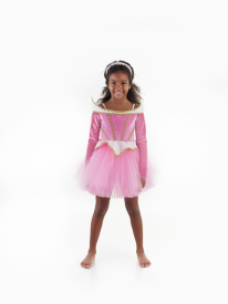 Sleepy Princess Costume Dress with Long-Sleeves
