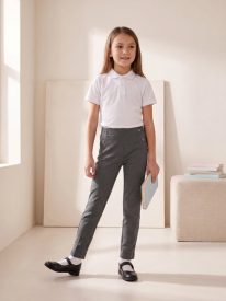Girls' Jersey School Trousers – Organic Cotton
