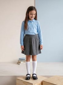 Girls' Jersey School Skirt – Organic Cotton