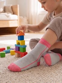 Organic Cotton Striped Ankle Socks